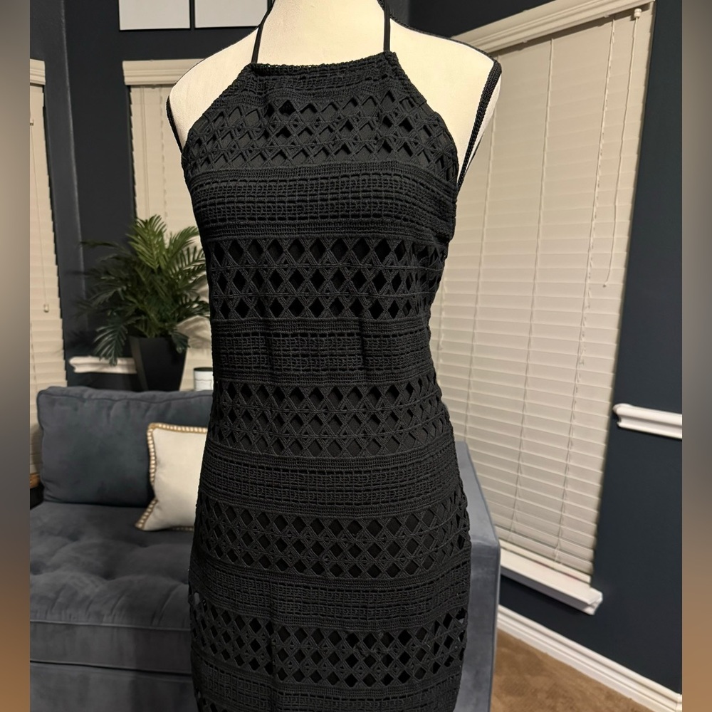 JACK BY BB DAKOTA Crochet Halter Dress